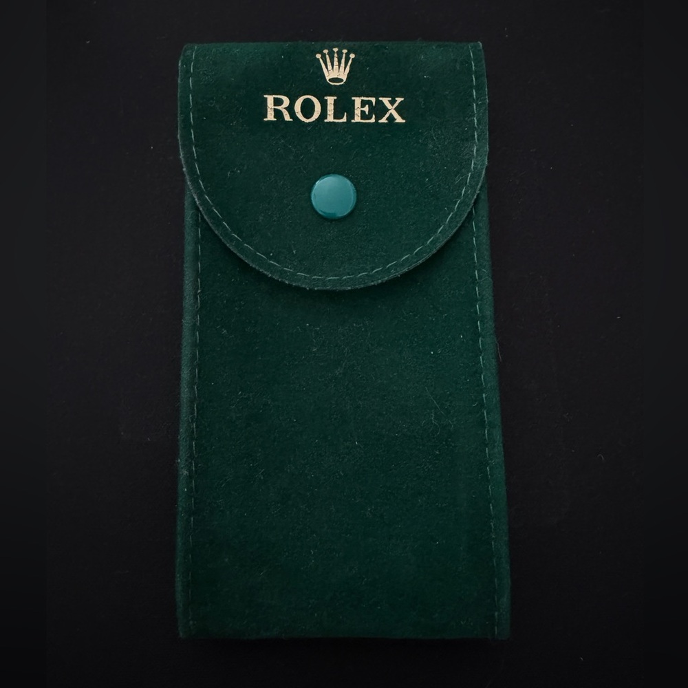 Rolex Dark Green Velvet Watch Case